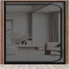 Anti-Mosquito Screen Curtain 90 x 220 cm, Transparent Polyester, Reusable, Zippered Pet Door view 1