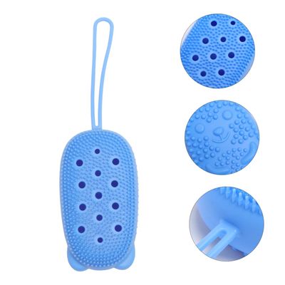 MAGICLULU Silicone Back Scrubber with Soap Compartment