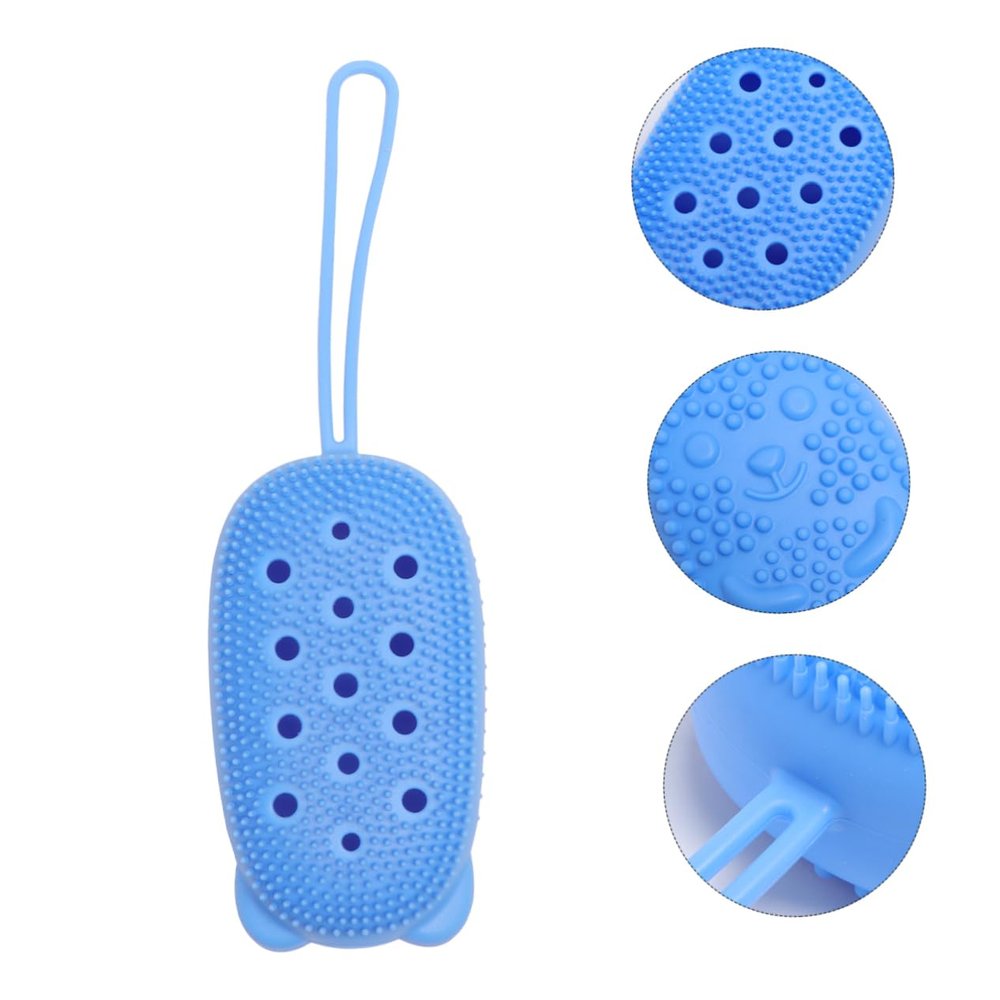 MAGICLULU Silicone Back Scrubber with Soap Compartment