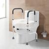 Aluminum Raised Toilet Seat with Armrests, 11 cm, Adjustable, 150 kg Capacity view 3