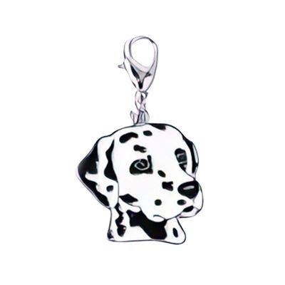 Blue Dream Island Dog ID Tag Pendant, Mini Keychain, DIY Dog Collar Ornament, Metal Alloy