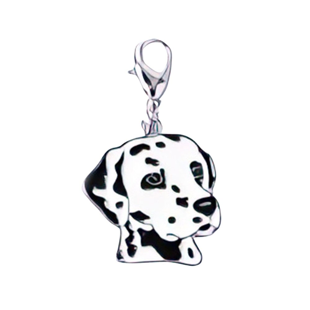 Blue Dream Island Dog ID Tag Pendant, Mini Keychain, DIY Dog Collar Ornament, Metal Alloy