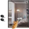 Cat Screen Pet Mesh Door for Balcony, 100 x 200 cm, Scratch-Resistant Cat Screen (Size: 120 x 220 cm) view 1