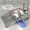 Dog Toilet, Stainless Steel Potty, 110 x 75 cm view 3