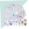 FOMIYES 80-Piece Water-Transfer Nail Art Sticker Set view 4