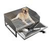 Stainless Steel Dog Toilet with Wall, 60 x 40 cm view 1