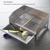 Stainless Steel Dog Toilet with Wall, 60 x 40 cm view 4