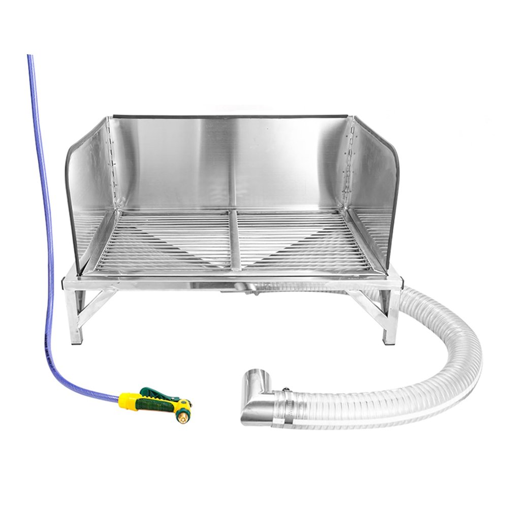Stainless Steel Dog Toilet for Indoor & Outdoor Use, 94 x 60 cm