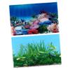 HAPINARY 2-Piece Aquarium Background Stickers view 1