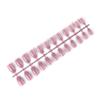 osiuujkw 24 Short Ballerina Coffin Fake Nails, Scratch-Resistant Acrylic Nails, 36 Taro Purple view 3
