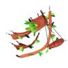 Kisangel 15-Piece Hamster Toy Set with Plush Swing and Hanging Tree Leaf view 3