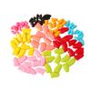 Cat Nail Caps for Scratch Protection, 140 Pieces, 7 Silicone Colors, Size L view 1