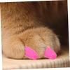 Cat Nail Caps for Scratch Protection, 140 Pieces, 7 Silicone Colors, Size L view 4