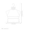 MAGICLULU 10-Pack Plastic Hangers for Girls' Toddler Clothing, Non-Slip and Space-Saving, White view 2