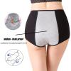 GNbow Women's Reusable Incontinence Underwear, Washable Cotton Briefs, 3-Pack view 3