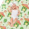 JUZGTSIT Cute Frog Mushroom Blanket, Soft Flannel Plush Throw view 2