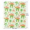 JUZGTSIT Cute Frog Mushroom Blanket, Soft Flannel Plush Throw view 3