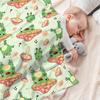 JUZGTSIT Cute Frog Mushroom Blanket, Soft Flannel Plush Throw view 4