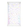 Odot Microfiber Fitted Sheet for Crib and Baby Bed, Polka Dots, Light Purple, 80 x 160 cm view 1