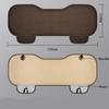 Lmmdhi Breathable Car Seat Cover for Kia Forte 2009–2018, Non-Slip Protector Mat, Linen, 4 Colors, D-offee-1pc Rear Seat Sheet view 3