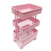 Rolling Cart Storage Display Shelf for 1:12 Miniatures view 1