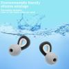 SSKHE Reusable Silicone Earplugs for Sleep, 38 dB Noise Reduction, 3 Sizes view 3