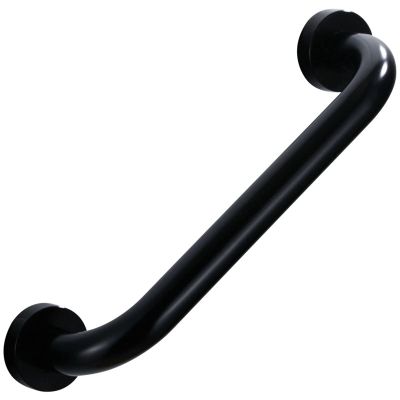 ISCBAFYX Shower Safety Grab Bars, Bathtub Handle, Safety Handrail, Concealed Wall-Mount Grab Handle, Black Toilet Grab Bar (W 40 cm) (W 30 cm)