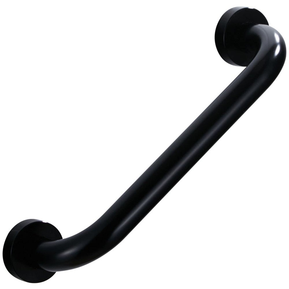 ISCBAFYX Shower Safety Grab Bars, Bathtub Handle, Safety Handrail, Concealed Wall-Mount Grab Handle, Black Toilet Grab Bar (W 40 cm) (W 30 cm)