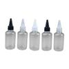FRCOLOR 20-Pack Transparent Plastic Squeeze Bottles with Flip-Top Caps, Refillable, for Pigments and Liquids, Random Colors view 4
