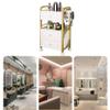 GRRICEPL Salon Trolley with Drawers, Gold-B view 2