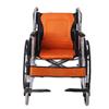 CAFIEDR Luxury Folding Transport Wheelchair, Self-Propelled, Yellow view 2
