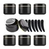 YANCAER 24-Pack 50 g Black Empty Cosmetic Jars, 50 ml Plastic Cream Containers with Gold Rim view 1