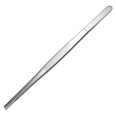 Stainless Steel Aquarium Tongs, 30 cm, Straight Head