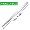 Stainless Steel Aquarium Tongs, 30 cm, Straight Head view 2