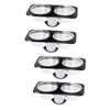 INOOMP 4-Piece Reptile Feeding Bowls with Suction Cups for Lizards and Geckos view 1