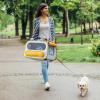 PETCUTE Foldable Pet Carrier with Removable Mat view 2