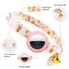 iFutniew AirTag Cat Collar with Silicone Holder, Breakaway, Pink view 2
