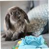 BESPORTBLE 2-Piece Snuffle Mats for Rabbits, Durable Polar Fleece Feeding Mats for Slow Feeding and Scent Training view 2