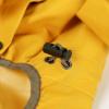 LVYUDS 10-Piece Hooded Waterproof Raincoat for Dogs, Four-Leg Reflective Adjustable Jacket, Yellow, Size M view 2