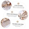 FRCOLOR 2-Piece Wedding Hair Combs with Flowers and Pearls view 3