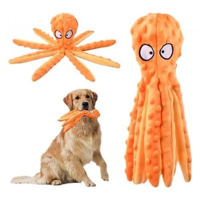 Shengxi Dog Squeaky Toy Octopus