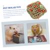 Kisangel Rattan and Wood Chew Swing Climbing Toy for Small Pets, Beige, Random Color view 2