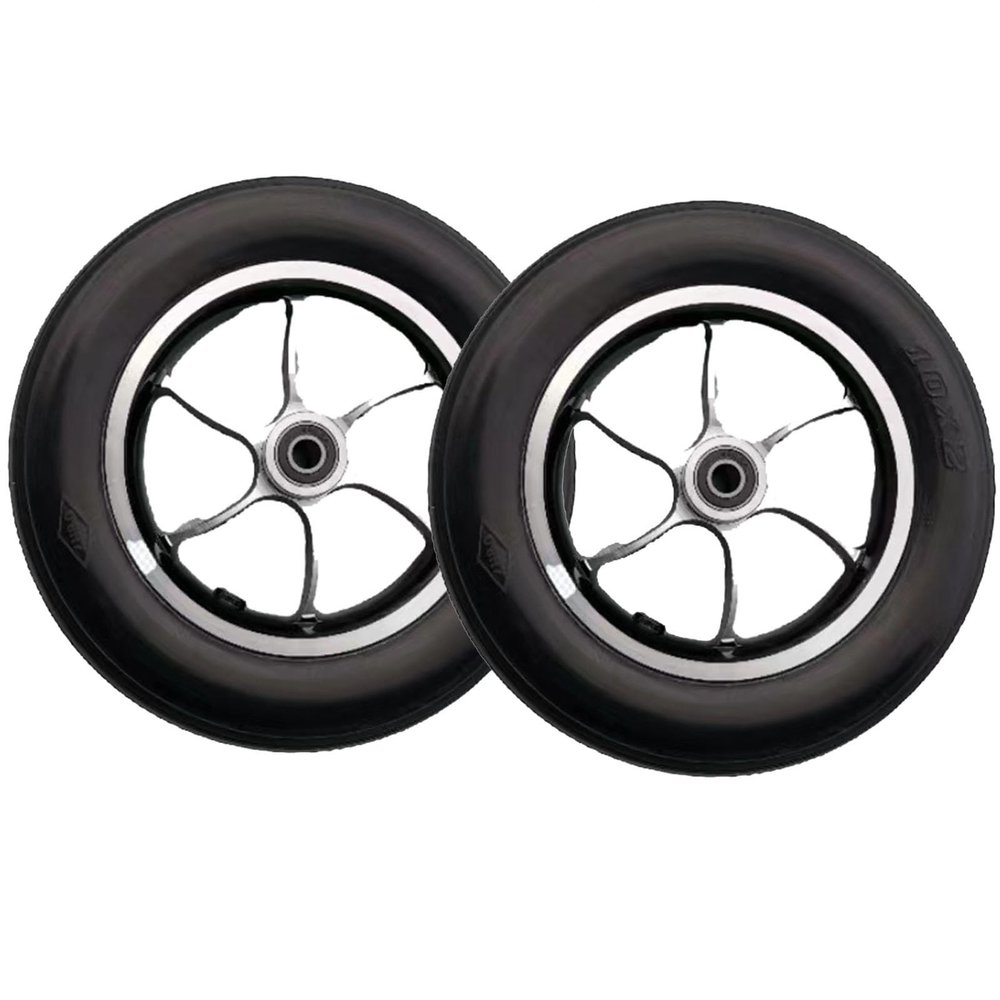 10-Inch Aluminum Alloy Wheelchair Wheels and Tires