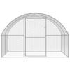 Willood Outdoor Chicken Enclosure, Galvanized Steel, No Roof, 3 x 2 x 2 m view 2