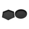 Kisangel Reptile Feeding Bowls, 2-Piece Set, Resin, Black view 1