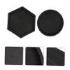 Kisangel Reptile Feeding Bowls, 2-Piece Set, Resin, Black view 2