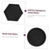 Kisangel Reptile Feeding Bowls, 2-Piece Set, Resin, Black view 3