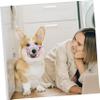 BESPORTBLE Adjustable Printed Polyester Dog Muzzle, Breathable, Helps Reduce Barking and Chewing view 2