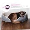 BESPORTBLE Adjustable Printed Polyester Dog Muzzle, Breathable, Helps Reduce Barking and Chewing view 3