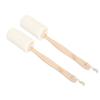 Luffa Bath Brush with Wooden Handle, 2-Pack for Legs and Back view 1